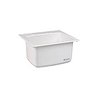 Mustee 10C Utility Sink, 22 x 25-Inch, White