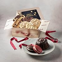 Dulcet Gift Baskets Delightful Sweets Sampler Gift Tin Filled with Fresh Baked Pastries Our Award Winning Brownies Great Gift for Holidays, Family or Office Gatherings for Men & Women with Prime Delivery