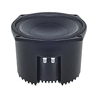 6NSM51-8 LF Drivers 6-inch ND Sealed Mid Midranges 8-Ohm 250 Watt RMS / 500 Watt Max Pro Audio Component Speaker Driver for Motorcycle Car