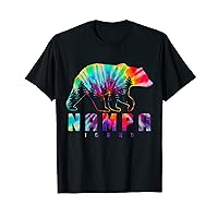 Nampa Idaho Bear Grizzly Tie Dye Pride Outdoor Vintage T-Shirt