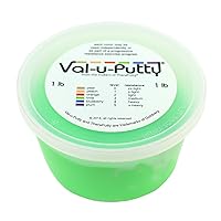 Val-u-Putty 10-3943 Exercise Putty, Lime, Medium, 1lbs