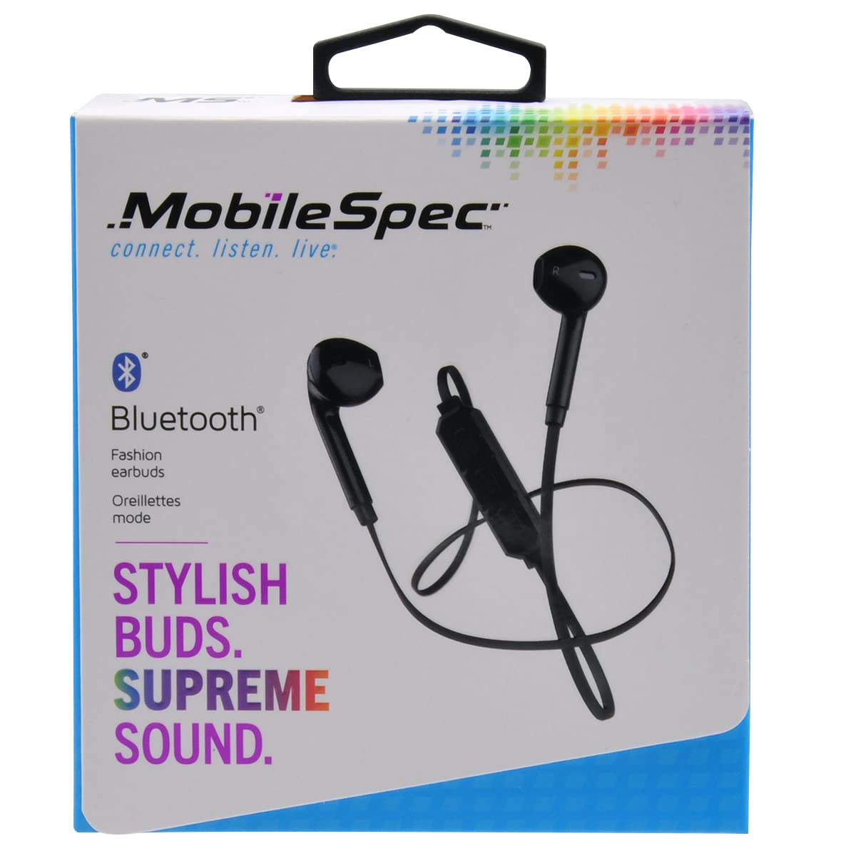 Mobile Spec MBS11301 Bluetooth Fashion Earbuds Black