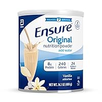 Ensure Original Nutrition Shake with 8 grams of protein, Meal Replacement Shakes Vanilla 14.1 oz - Pack of 6