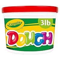 Crayola Dough - Red (3lb), Bulk Modeling Dough for Kids, Clay Alternative, Resealable Tub, Ages 3+, Great for Kids Arts & Crafts