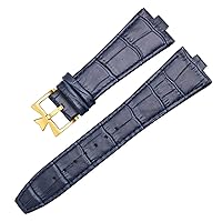 Genuine Leather Strap is Suitable for Vacheron Constantin Overseas Series 4500V 5500V P47040 Stainless Steel Buckle