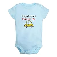 Regulators Mount Up Funny Rompers, Newborn Baby Bodysuits, Infant Jumpsuits Outfits, Kids Short Sleeve Clothes