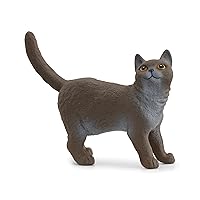 Schleich Farm World New 2024 Farm Animal Toy British Shorthair Cat Figurine
