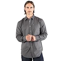 Kimes Ranch Men's Linville Casual Western Moisture-Wicking Button Front Long Sleeve Dress Shirt