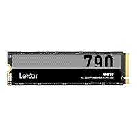 Lexar 4TB NM790 SSD PCIe Gen4 NVMe M.2 2280 Internal Solid State Drive, Up to 7400/6500 MB/s Read/Write, Compatible with PS5, for Gamers and Creators, Black (LNM790X004T-RNNNU)