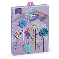 Craft-tastic — Make Your Own Little Magical Wands — Everything Included for 5 Fun DIY Magic Wands Art & Crafts Projects — Ages 4+