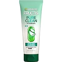 Fructis Style Pure Clean Styling Gel 6.8 Fl Oz, 1 Count, (Packaging May Vary)