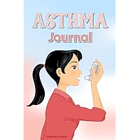 Asthma Journal: Asthma symptoms tracking logbook includes asthma triggers, a meter section, charts, and a fitness tracker.