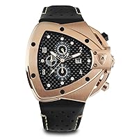Tonino Lamborghini Spyder Horizontal Mens Analog Quartz Watch with Leather Bracelet T20SH-C
