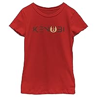 STAR WARS Kenobi Logo Girls Short Sleeve Tee Shirt