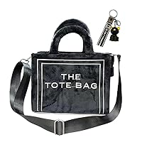 The Tote Bag for Women, Plush Work Travel Handbag with Shoulder Strap Top-Handle Shoulder Crossbody Bags for Daily, Office