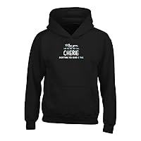 Why Yes I Am One They Call Cherie First Name Gift - Adult Hoodie S Black