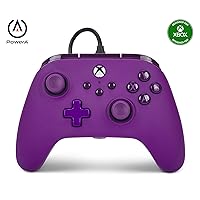 PowerA Advantage Wired Controller for Xbox Series X|S - Royal Purple, Xbox Controller with Detachable 10ft USB-C Cable, Mappable Buttons, Trigger Locks and Rumble Motors, Officially Licensed for Xbox