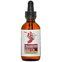Cranberry Seed Oil - 2 fl oz - Cold-pressed from US grown Cranberries - Moisturizing for Face, Body & Hair