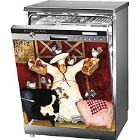 (アプライアンスアート) Appliance Art チーフテーマ 磁気食洗機カバー キッチン 料理 ペイント装飾 11627