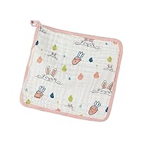 Washcloth Multipattern Design Baby Wash Cloth Cotton 6 Layer Baby Square Wipes Cotton Towel for Babies Six Layer Baby Towel