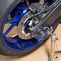 Motorcycle YZF-R7 Front Rear Wheel Slider Axle Fork Sliders Frame Falling Side Protector Anti Crash Pad Protection Kit for Ya-maha YZF R7 YZFR7 2021 2022 2023 Motorbike Modified Parts (Blue)