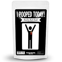 I Pooped Today Bath Soak – Funny Poop Lavender Bath Salts Purple Christmas Spa Gifts for Friends Stocking Stuffers for Women Unisex White Elephant Gift Christmas Retirement Over the Hill
