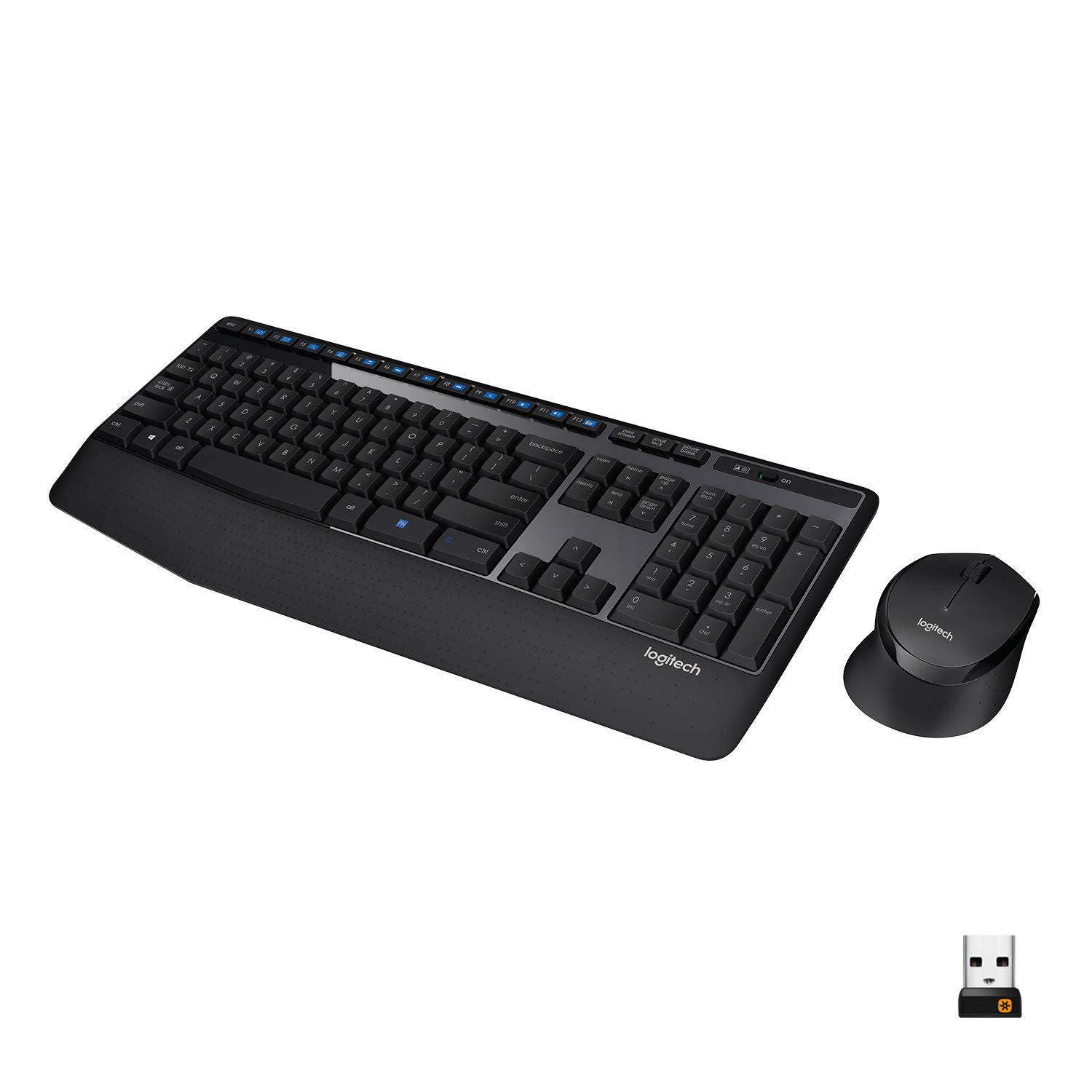 Sceptre Curved 32-inch Gaming Monitor & Logitech MK345 Wireless Combo Full-Sized Keyboard with Palm Rest and Comfortable Right-Handed Mouse - Black