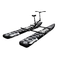 Water Bike for Lake Inflatable Pontoon Sup Water Bike Inflatable Pedal Boat Inflatable Pedal Kayak Water Bikes Fishing Pedal Boat More Stable and Easy to Drive on Water