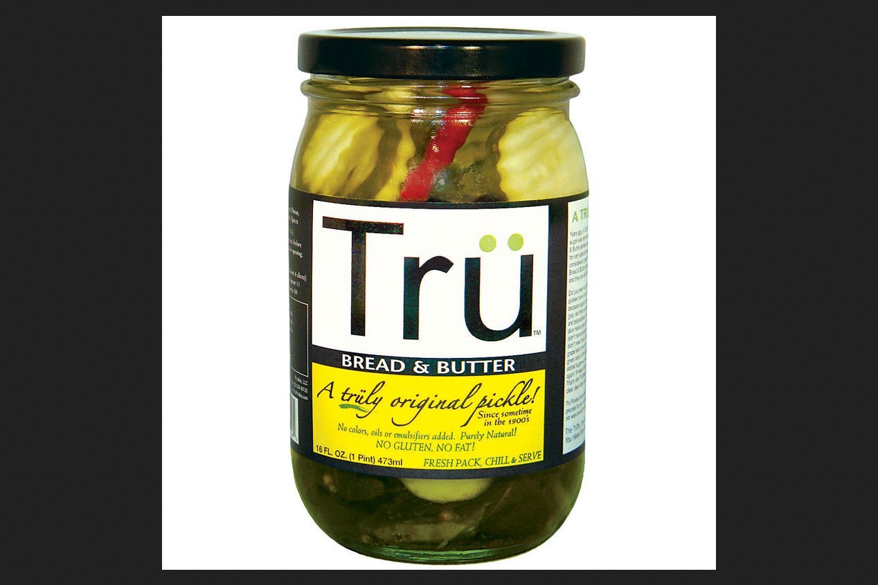 Tru Pickles - Bread & Butter Pickles - 16 Ounce (Pack of 12)