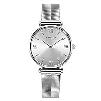 Ainiyo Simple fashion trend women's watch women's watch quartz watch Milans belt mesh strap women's wristwatch neutral elegant women's watch