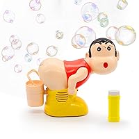 Bubble Maker Toy, The Funny Music Automatic Fart Bubble Blower- Boy Stick Blower Machine with LED Flashing Lights Bubble Machine Easy to Use