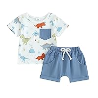 DuAnyozu Infant Toddler Baby Boy Summer Clothes No One Likes A Shady Beach Tank Top and Beach Shorts Summer Outfit Sets