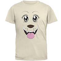 Animal World Anime Dog Face Inu Natural Adult T-Shirt