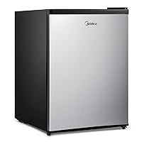 WHS-87LSS1 Refrigerator, 2.4 Cubic Feet, Stainless Steel
