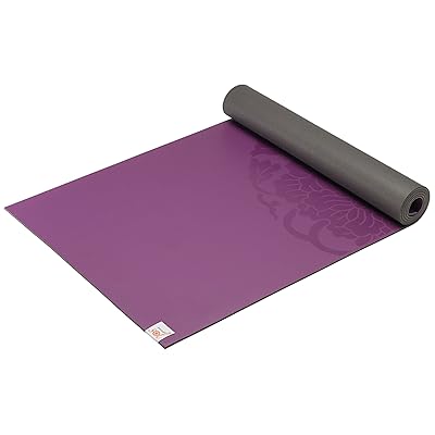 Gaiam Dry Grip Yoga Mat 5mm Thick Non Slip Exercise Fitness Mat