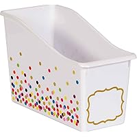 Teacher Created Resources Confetti Plastic Book Bin (20335)