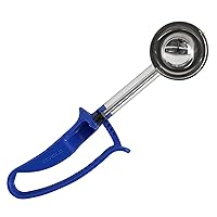 Zeroll Universal Extended Length EZ Disher Food Portion Control Scoop Designed for Right or Left Hand Use Dishwasher Safe, 2 1/4-Inch, Blue