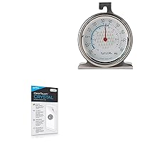 BoxWave Screen Protector Compatible with Taylor 3507 Refrigerator/Freezer Dial Thermometer - ClearTouch Crystal (2-Pack), HD Film Skin - Shields from Scratches