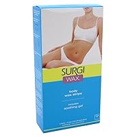 Surgi-wax Honey Wax Strips For Bikini, Body & Legs, 14 Double Sided Strips (Pack of 3)
