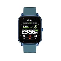 Smart Watch for Women Men(Answer/Make Call) Android and iOS Compatible Fitness Tracker (Blue-A)