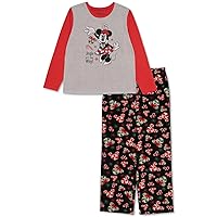 Womens Plus Size Minnie Mouse Holiday Pajama Set