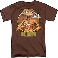 E.T. Men's Be Good Classic T-shirt Small Coffee