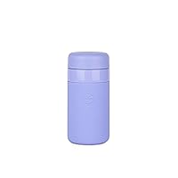 Porter Insulated Water Bottle, 12oz Lavender, Vacuum Insulated Stainless Steel with Ceramic Coating, Leak Proof, Dishwasher Safe