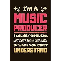 Music Producer Gifts: Lined Notebook Journal Paper Blank, a Gift for Music Producer to Write in (Volume 1)