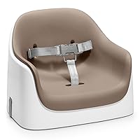Tot Nest Booster Seat with Removable Cushion, Taupe