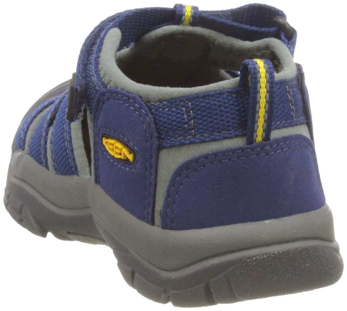 KEEN Unisex-Child Newport H2 Closed Toe Water Sandals, Blue Depths/Gargoyle, 6 Big Kid US