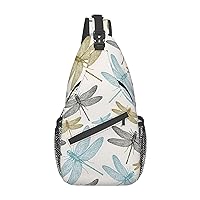 Star Constellation Map Print Crossbody Sling Backpack Sling Bag Travel Hiking Chest Bag Daypack