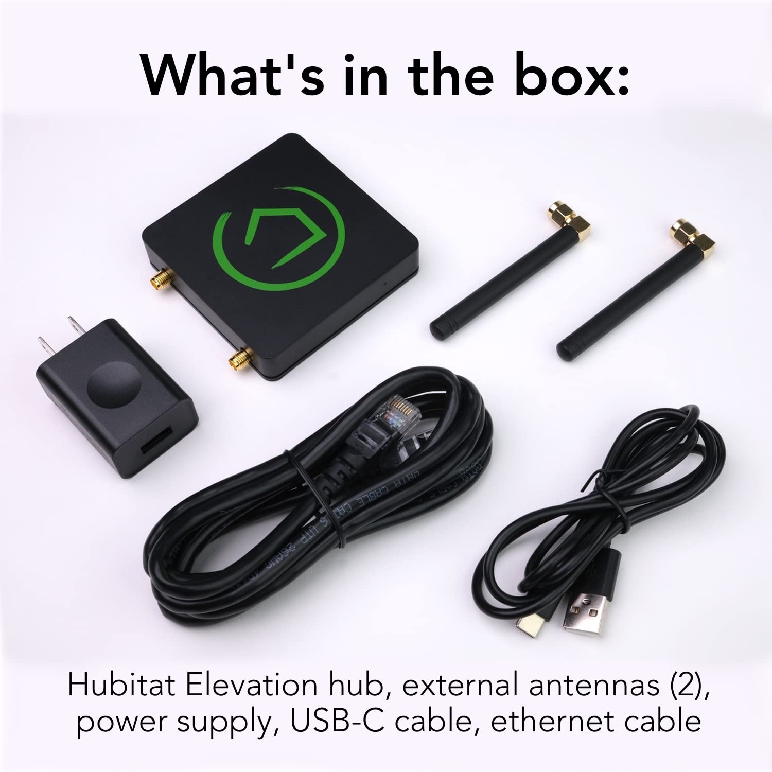 Hubitat Elevation Home Automation Hub (Model C-8) Compatible with Alexa, Apple HomeKit, Google Home, Zigbee, Z-Wave, Lutron Black