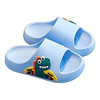 Kids Toddler Boys Girls Cloud Slide Dinosaur Shower Slippers Summer Soft Bottom Non Slip Quick Drying Water Shoes