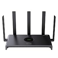 Reyee AX3000 Wi-Fi 6 Router, Dual Band Internet, 802.11ax Wireless, Coverage up to 3,000 Sq. Ft., Gigabit Wan Aggregation, WPA3, Smart VPN for Large Home (RG-E4)…